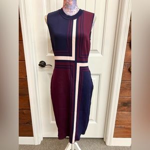 Vince Camuto Color Block Sweater Dress
